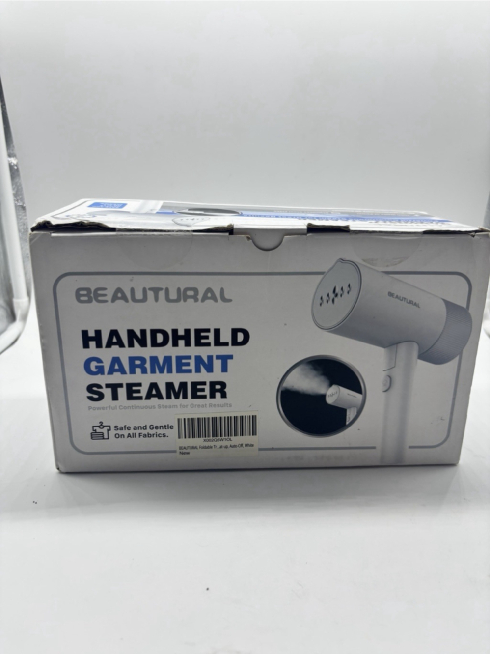 BEAUTURAL Handheld Garment Steamer 1000W Foldable 150ml 722NA-0009 New